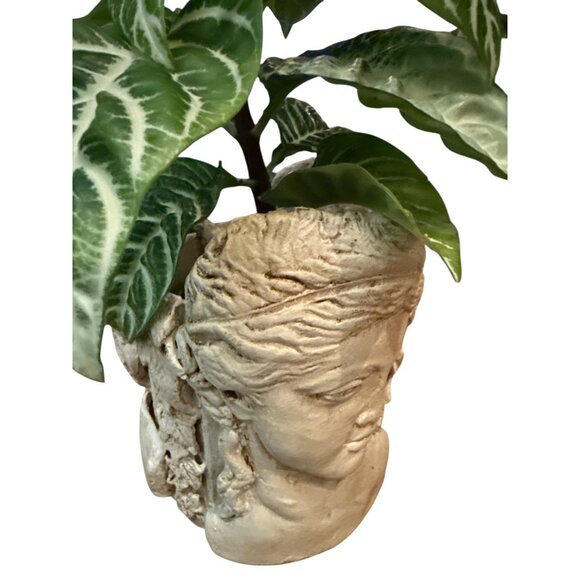 Handmade Persephone Greek Goddess of Spring Pot / Planter Intricate Detailing - Picture 2 of 12